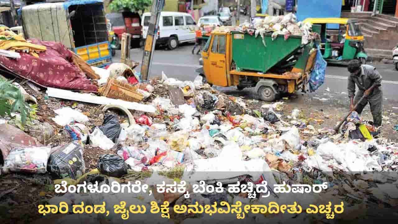 ಬೆಂಗಳೂರಿನಲ್ಲಿ ಕಸಕ್ಕೆ ಬೆಂಕಿ ಹಚ್ಚಿದರೆ ಕ್ರಿಮಿನಲ್ ಕೇಸ್, ಒಂದು ವರ್ಷ ಜೈಲು: BSWML ಅಧಿಕಾರಿಗಳಿಂದ ಖಡಕ್ ಎಚ್ಚರಿಕೆ