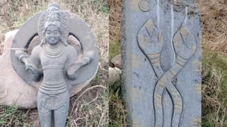 ಬಳ್ಳಾರಿ: ರೈತನ ಜಮೀನಿನಲ್ಲಿ ಸಿಕ್ತು ಹತ್ತು ಶತಮಾನ ಹಳೆಯ ಮೂರ್ತಿಗಳು!