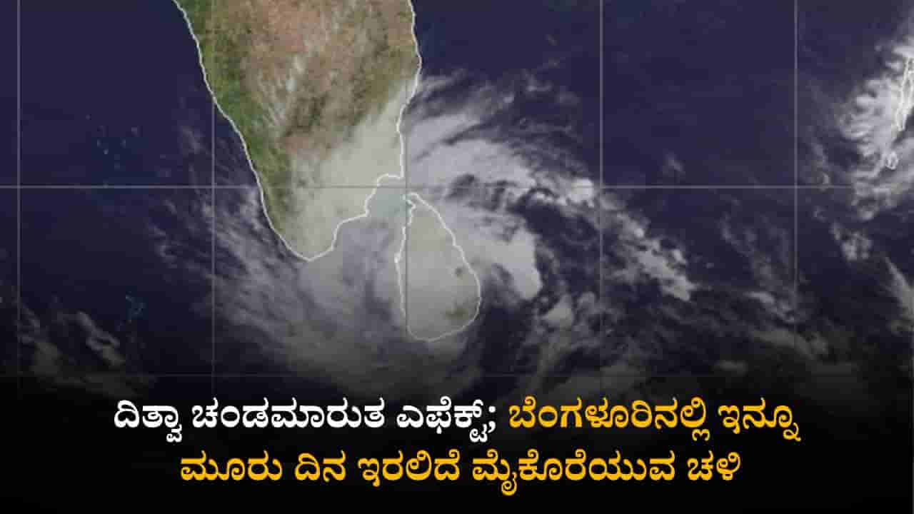 ಕರುನಾಡಿಗೂ ತಟ್ಟಿದ ಸೈಕ್ಲೋನ್ ಎಫೆಕ್ಟ್: ಬೆಂಗಳೂರು ಥಂಡಾ, ಇನ್ನೂ ಮೂರು ದಿನ ಮೈಕೊರೆಯುವ ಚಳಿ