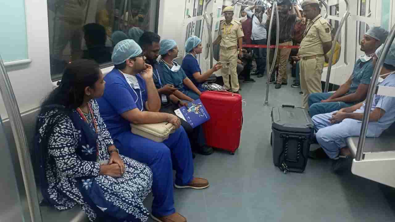 ಬೆಂಗಳೂರು: ಮೆಟ್ರೋ ಮೂಲಕ ಜೀವಂತ ಹೃದಯ ಯಶಸ್ವಿ ರವಾನೆ