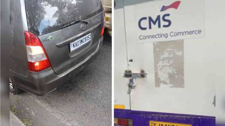 ಬೆಂಗಳೂರಿನಲ್ಲಿ 7.11 ಕೋಟಿ ರೂ.ದರೋಡೆ: ತಿರುಪತಿಯಲ್ಲಿ ಕಾರು ಪತ್ತೆ, ಇಬ್ಬರು ಶಂಕಿತರು ವಶಕ್ಕೆ ಬೆಂಗಳೂರಿನಲ್ಲಿ 7.11 ಕೋಟಿ ರೂ.ದರೋಡೆ: ತಿರುಪತಿಯಲ್ಲಿ ಕಾರು ಪತ್ತೆ, ಇಬ್ಬರು ಶಂಕಿತರು ವಶಕ್ಕೆ