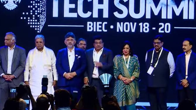 ಬೆಂಗಳೂರು ಟೆಕ್ ಸಮಿಟ್ 2025ಗೆ ಚಾಲನೆ
