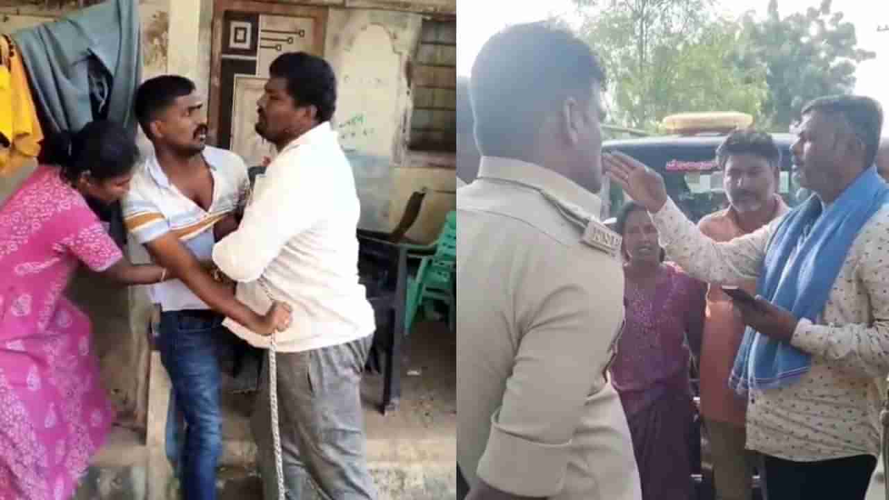 ರಾಯಚೂರು: ವಿಚಾರಣೆಗೆ ಬಂದ ಪೊಲೀಸರನ್ನೇ ಕಂಬಕ್ಕೆ ಕಟ್ಟಿ ಥಳಿಸಿದ ದಂಪತಿ; ಆರೋಪಿಗಳು ಅರೆಸ್ಟ್