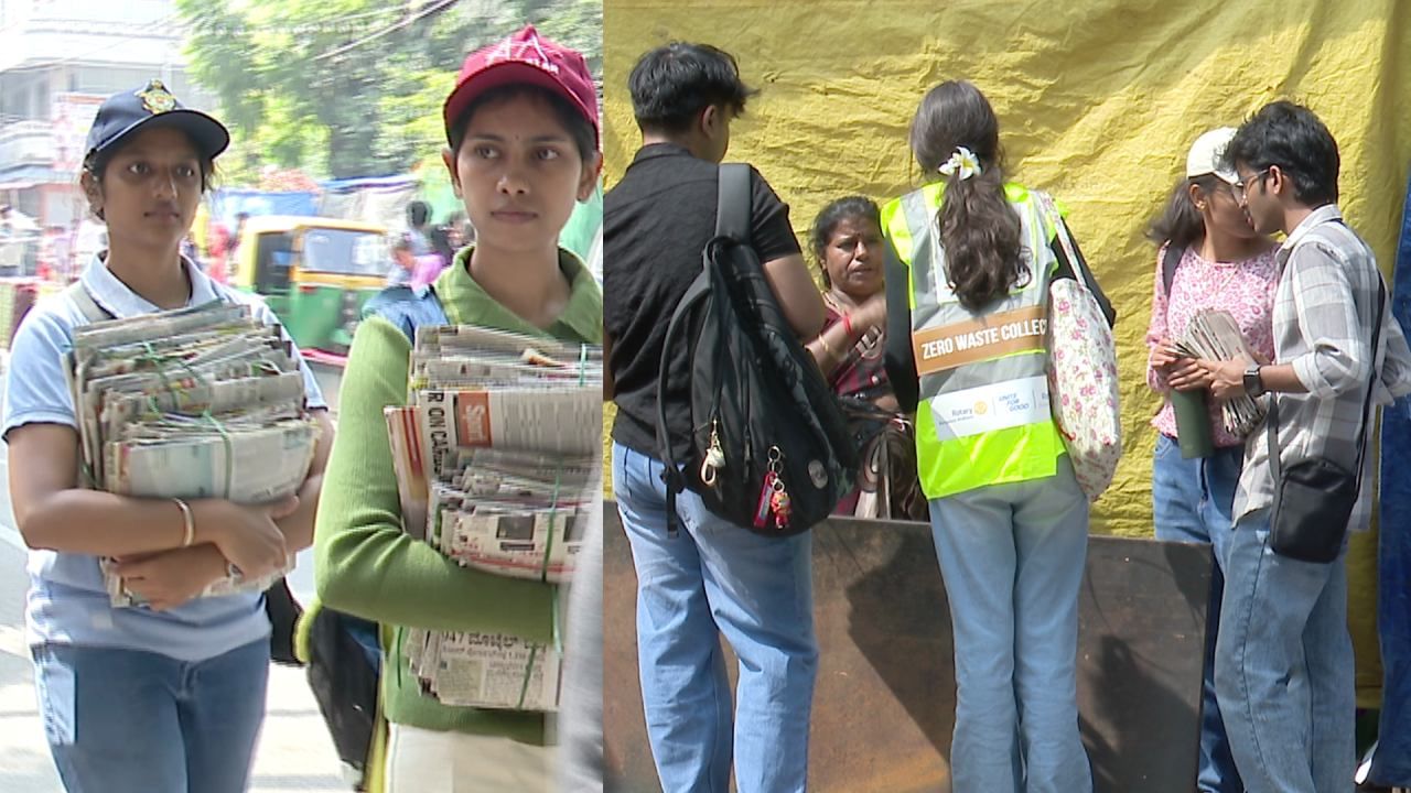 ಐತಿಹಾಸಿಕ ಕಡಲೆಕಾಯಿ ಪರಿಷೆಗೆ ಇಡೀ ಬಸವನಗುಡಿಯ ಸುತ್ತಮುತ್ತ ಹಬ್ಬದ ವಾತಾವರಣ ಸೃಷ್ಟಿಯಾಗಿದೆ. ಈ ಬಾರಿ ಕಡಲೆಕಾಯಿ ಪರಿಷೆಯನ್ನು ಪ್ಲಾಸ್ಟಿಕ್ ಮುಕ್ತ ಮಾಡಲು ಹೊರಟಿದ್ದು, ಈಗಾಗಲೇ ಸ್ವಯಂಸೇವಕರು, ಕಾಲೇಜು ವಿದ್ಯಾರ್ಥಿಗಳು ವ್ಯಾಪಾರಿಗಳಿಗೆ ಪೇಪರ್ ಬ್ಯಾಗ್​ಗಳನ್ನು ವಿತರಿಸಿ ಪ್ಲಾಸ್ಟಿಕ್ ಬಳಸದಂತೆ ಅರಿವು ಮೂಡಿಸುತ್ತಿದ್ದಾರೆ.
