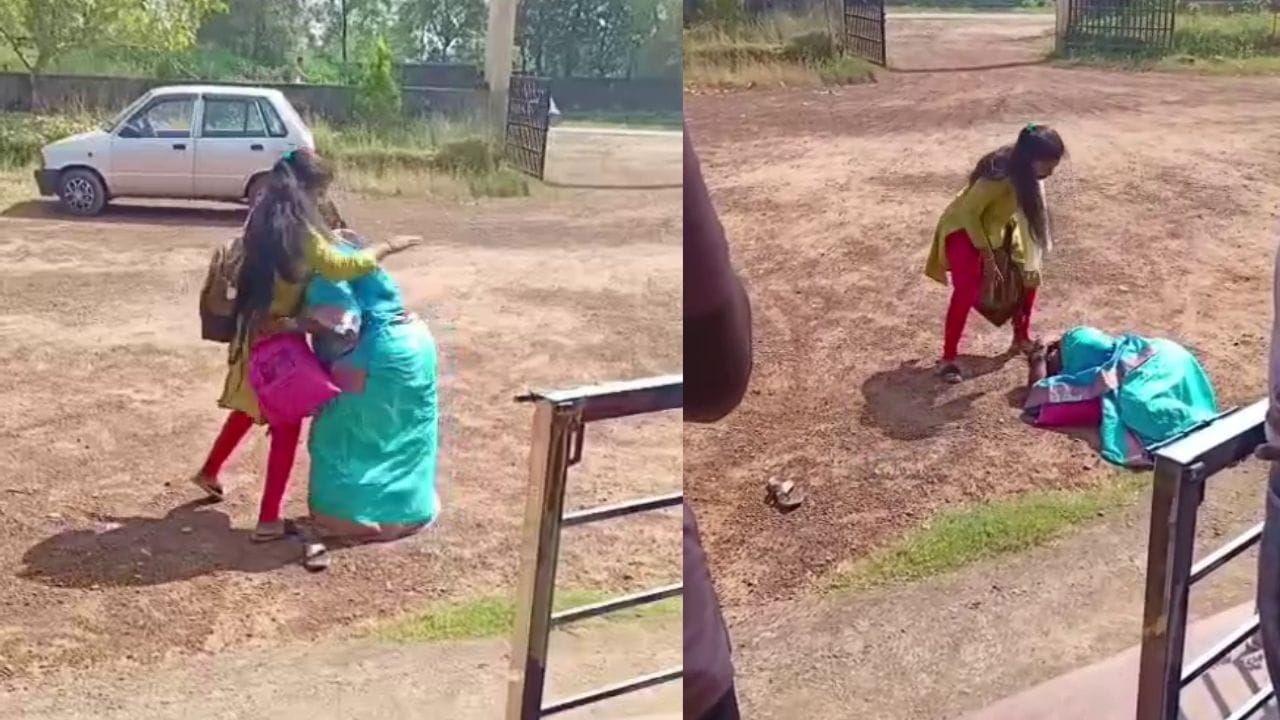 ಮಂಗಳೂರು: ತಾಯಿಯನ್ನೇ ಯದ್ವಾತದ್ವ ಥಳಿಸಿ ಚಪ್ಪಲಿಯಿಂದ ಹೊಡೆದ ಯುವತಿ, ವಿಡಿಯೋ ವೈರಲ್