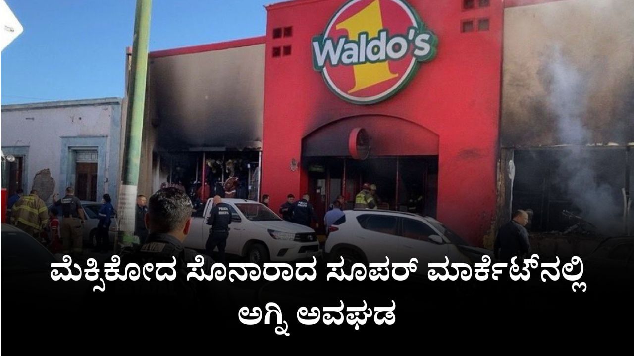 Video: ಮೆಕ್ಸಿಕೋದ ಸೊನಾರಾದ ಸೂಪರ್ ಮಾರ್ಕೆಟ್​ನಲ್ಲಿ ಅಗ್ನಿ ಅವಘಡ, 23 ಮಂದಿ ಸಾವು