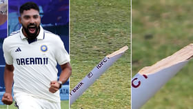 VIDEO: ಸಿರಾಜ್ ಮಾರಕ ಎಸೆತಕ್ಕೆ ಸ್ಟಂಪ್ ಪೀಸ್ ಪೀಸ್..!