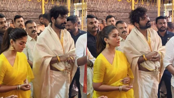 ಕುಕ್ಕೆ ಸುಬ್ರಹ್ಮಣ್ಯಕ್ಕೆ ಭೇಟಿ ನೀಡಿದ ನಟಿ ನಯನತಾರಾ ದಂಪತಿ