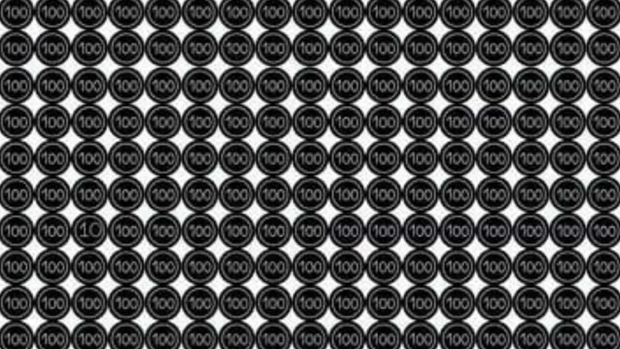 Optical Illusion: ಈ ಚಿತ್ರದಲ್ಲಿ100ರ ನಡುವೆ ಅಡಗಿರುವ 10 ಸಂಖ್ಯೆಯನ್ನು ಕಂಡುಹಿಡಿಯುವಿರಾ Optical Illusion: ಈ ಚಿತ್ರದಲ್ಲಿ100ರ ನಡುವೆ ಅಡಗಿರುವ 10 ಸಂಖ್ಯೆಯನ್ನು ಕಂಡುಹಿಡಿಯುವಿರಾ