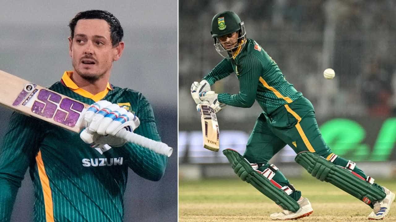 Quinton De Kock: ನಿವೃತ್ತಿ ಹಿಂಪಡೆದು ಪಾಕ್ ವಿರುದ್ಧ ಕ್ವಿಂಟನ್ ಡಿಕಾಕ್ ಸ್ಫೋಟಕ ಬ್ಯಾಟಿಂಗ್: ಹಲವು ದಾಖಲೆ ಉಡೀಸ್ Quinton De Kock: ನಿವೃತ್ತಿ ಹಿಂಪಡೆದು ಪಾಕ್ ವಿರುದ್ಧ ಕ್ವಿಂಟನ್ ಡಿಕಾಕ್ ಸ್ಫೋಟಕ ಬ್ಯಾಟಿಂಗ್: ಹಲವು ದಾಖಲೆ ಉಡೀಸ್