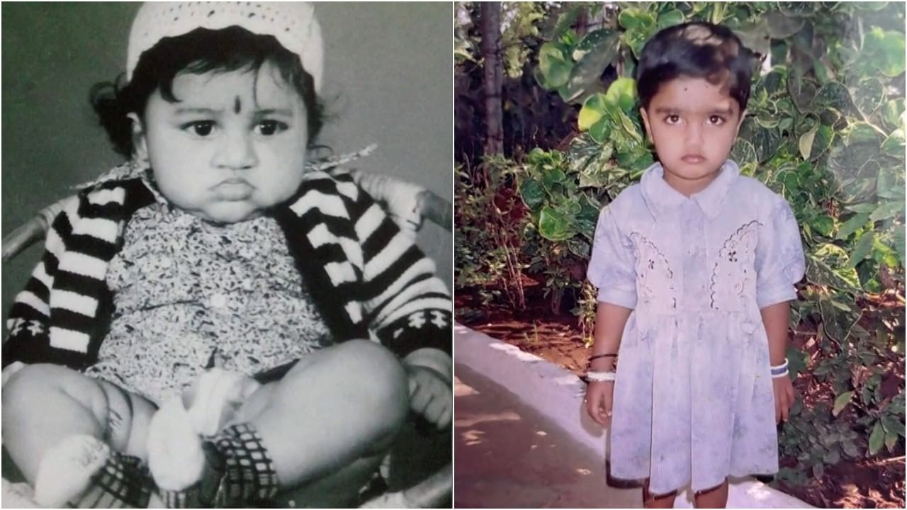  ಮೊದಲ ಫೋಟೋನ ನೋಡಿದ ತಕ್ಷಣವೇ ತಿಳಿದು ಬಿಡುತ್ತದೆ ಇವರು ರಘು ಎಂದು. ಏಕೆಂದರೆ ಅವರ ಎಕ್ಸ್​​ಪ್ರೆಷನ್ ಈಗಲೂ ಹಾಗೆಯೇ ಇದೆ. ಸುದೀಪ್ ಸಹ ಇದನ್ನೇ ಕೇಳಿದರು. ಮತ್ತೊಂದು ಫೋಟೋದಲ್ಲಿ ಇರುವವರು ಕಾವ್ಯಾ ಶೈವ .