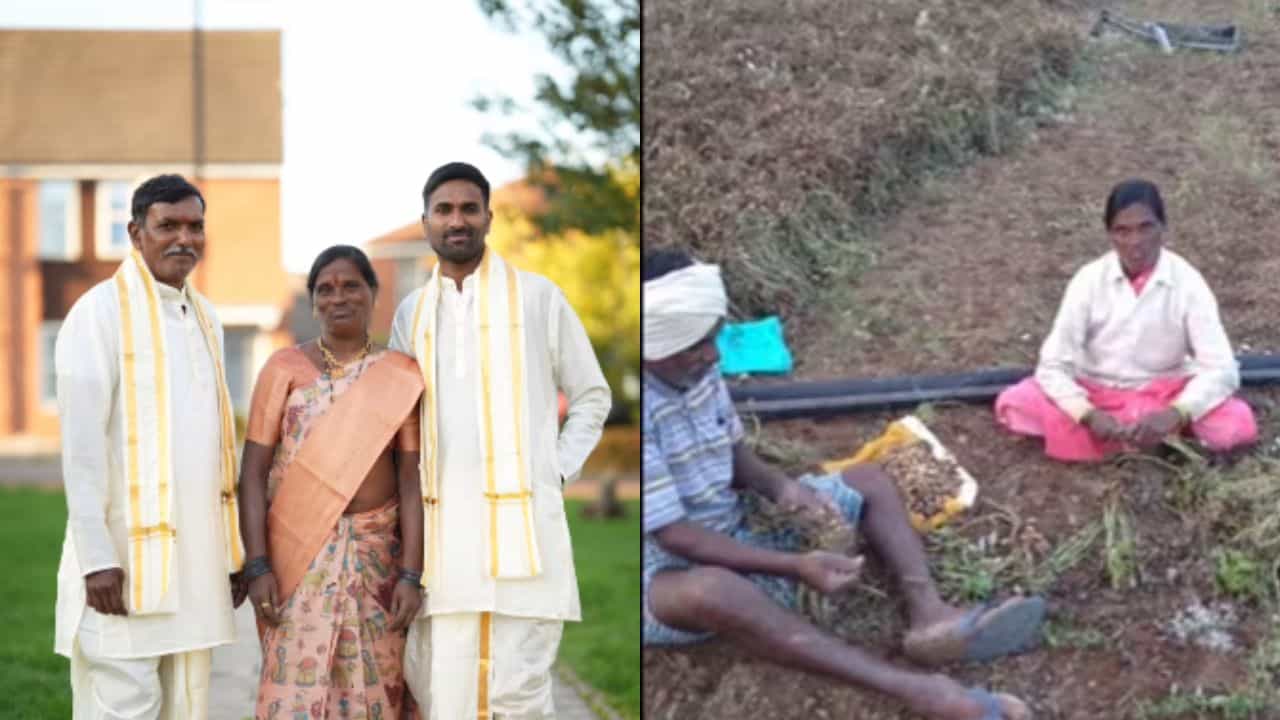 ಹಳ್ಳಿಯಿಂದ ಯುಕೆಗೆ ಬಂದ ಅಪ್ಪ-ಅಮ್ಮ: ಇದು ನನ್ನ ಕನಸು ಎಂದ ಮಗ ಹಳ್ಳಿಯಿಂದ ಯುಕೆಗೆ ಬಂದ ಅಪ್ಪ-ಅಮ್ಮ: ಇದು ನನ್ನ ಕನಸು ಎಂದ ಮಗ