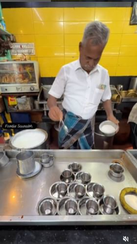 ಈ ವ್ಯಕ್ತಿ ಕಾಫಿ ಮಾಡುವ ಸ್ಟೈಲ್​​ ಹೇಗಿದೆ ನೋಡಿ