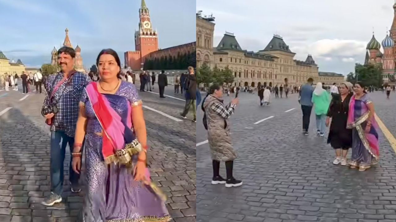 Video: ಸೀರೆಯುಟ್ಟ ಭಾರತೀಯ ನಾರಿಯೊಂದಿಗೆ ಸೆಲ್ಫಿ ಕ್ಲಿಕಿಸಿಕೊಂಡ ವಿದೇಶಿಗರು