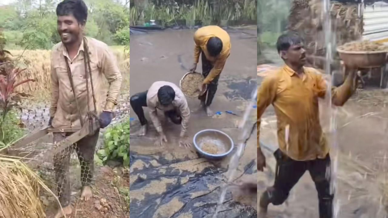 Video: ಮಳೆಯಲ್ಲಿ ಕೊಚ್ಚಿ ಹೋದ ಬೆಳೆ; ಸಂಕಷ್ಟದಲ್ಲೂ ರೈತನ ಮುಖದಲ್ಲಿ ಮಾಸದ ನಗು Video: ಮಳೆಯಲ್ಲಿ ಕೊಚ್ಚಿ ಹೋದ ಬೆಳೆ; ಸಂಕಷ್ಟದಲ್ಲೂ ರೈತನ ಮುಖದಲ್ಲಿ ಮಾಸದ ನಗು