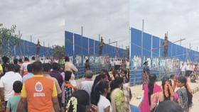 ಮೂರು ಹೊತ್ತಿನ ಊಟಕ್ಕಾಗಿ ದೊಂಬರಾಟ, ಹಗ್ಗದಲ್ಲೇ ಬಾಲಕಿಯ ಸರ್ಕಸ್ ನೋಡಿ