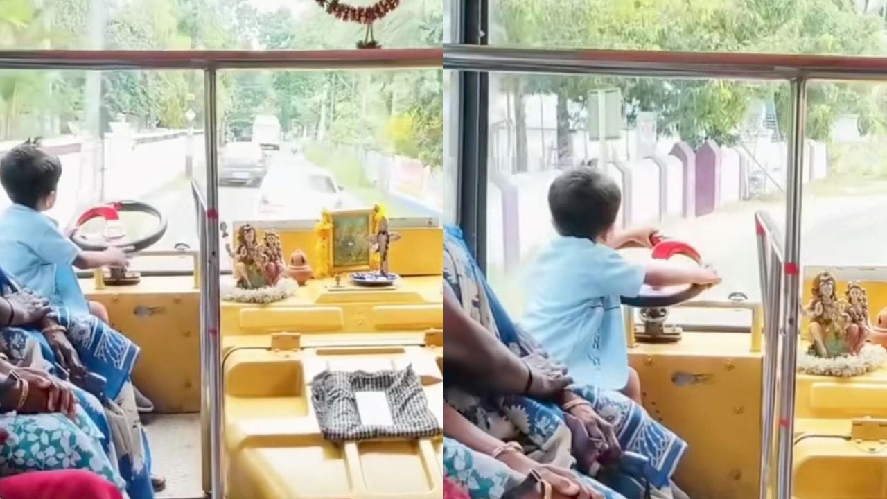 Video: ಮಕ್ಕಳಿಗಾಗಿ ಬಸ್ಸಿನಲ್ಲಿ ಆಟಿಕೆ ಸ್ಟೀರಿಂಗ್ ಅಳವಡಿಸಿದ ಬಸ್ ಚಾಲಕ