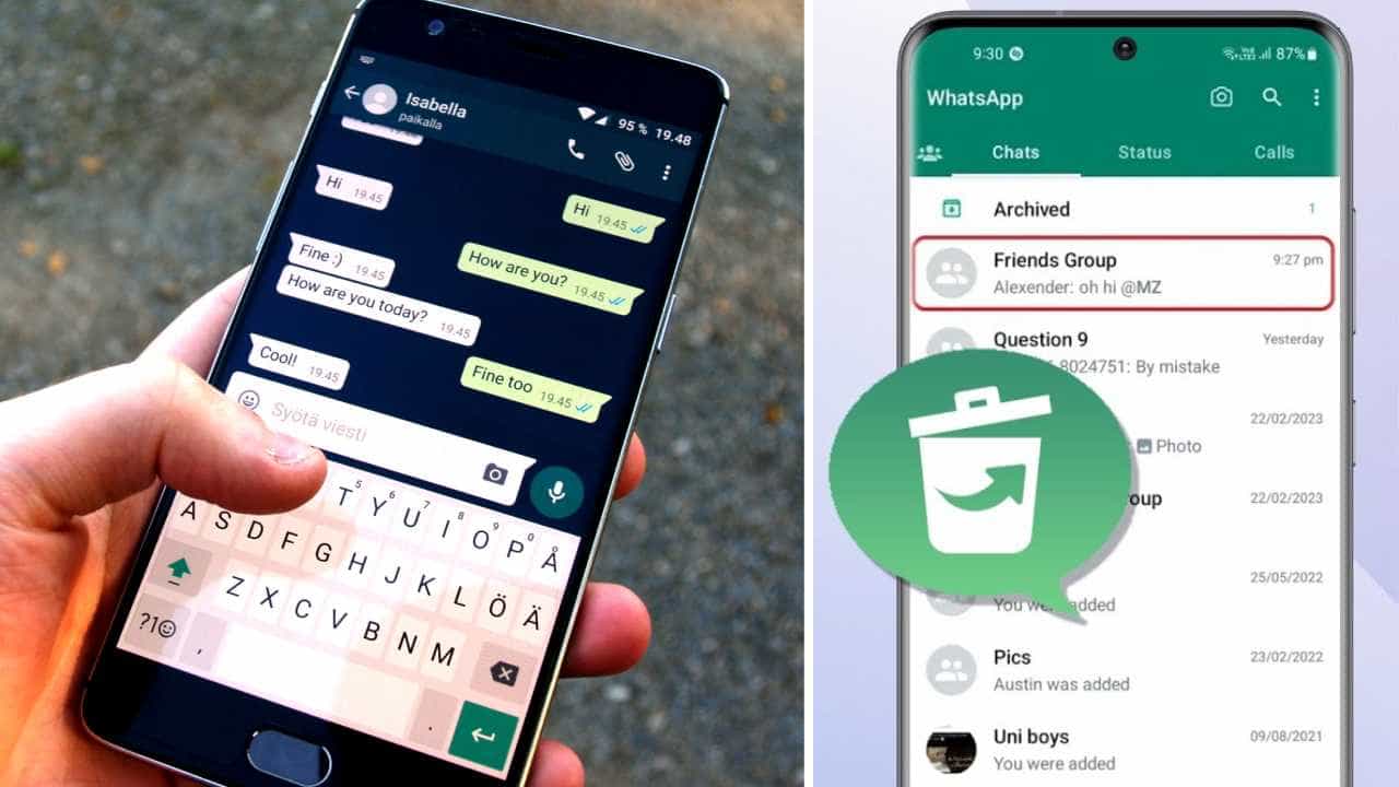 Tech Tips: ಆಕಸ್ಮಿಕವಾಗಿ ನೀವು ವಾಟ್ಸ್ಆ್ಯಪ್ನಲ್ಲಿ ಮೆಸೇಜ್ ಡಿಲೀಟ್ ಮಾಡಿದ್ರೆ ಮರುಪಡೆಯುವುದು ಹೇಗೆ? Tech Tips: ಆಕಸ್ಮಿಕವಾಗಿ ನೀವು ವಾಟ್ಸ್ಆ್ಯಪ್ನಲ್ಲಿ ಮೆಸೇಜ್ ಡಿಲೀಟ್ ಮಾಡಿದ್ರೆ ಮರುಪಡೆಯುವುದು ಹೇಗೆ?