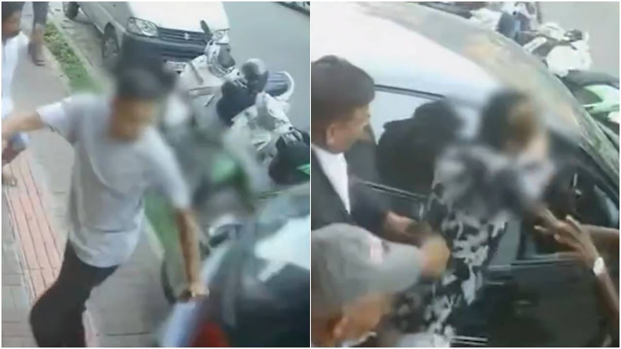 Video: ಕುಡಿದ ಮತ್ತಿನಲ್ಲಿ ಕಾರನ್ನು ಹಿಮ್ಮುಖವಾಗಿ ಚಲಾಯಿಸಿ ಪಾದಚಾರಿಗೆ ಗುದ್ದಿದ ವ್ಯಕ್ತಿ, ಭಯಾನಕ ವಿಡಿಯೋ