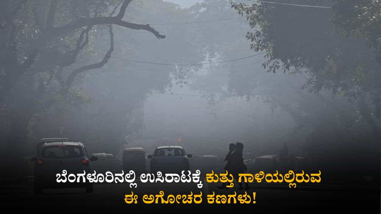 Bengaluru Air Quality: ಬೆಂಗಳೂರಿನಲ್ಲಿ ಉಸಿರಾಟಕ್ಕೆ ಕುತ್ತು ಗಾಳಿಯಲ್ಲಿರುವ ಈ ಅಗೋಚರ ಕಣಗಳು!
