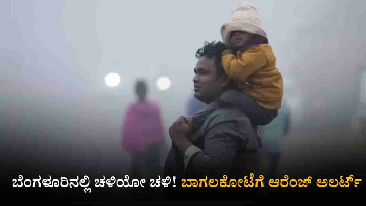 ಕರ್ನಾಟಕ ಹವಾಮಾನ ವರದಿ: ಬೆಂಗಳೂರಿನಲ್ಲಿ ಚಳಿಯೋ ಚಳಿ! ಬಾಗಲಕೋಟೆಗೆ ಆರೆಂಜ್ ಅಲರ್ಟ್