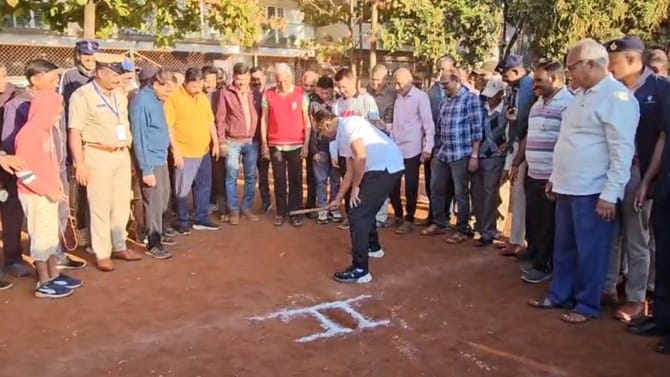 ಬಾಲ್ಯದ ಕ್ರೀಡೆಗಳನ್ನು ಆಡಿ ಖುಷಿಪಟ್ಟ ಸ್ಪೀಕರ್​​ ಯು.ಟಿ. ಖಾದರ್​​