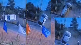 ಹೈವೇನಲ್ಲಿ ಭಯಾನಕ ಅಪಘಾತ: ಬುಗುರಿ ತಿರುಗಿದಂತೆ ತಿರುಗಿದ ಕಾರು