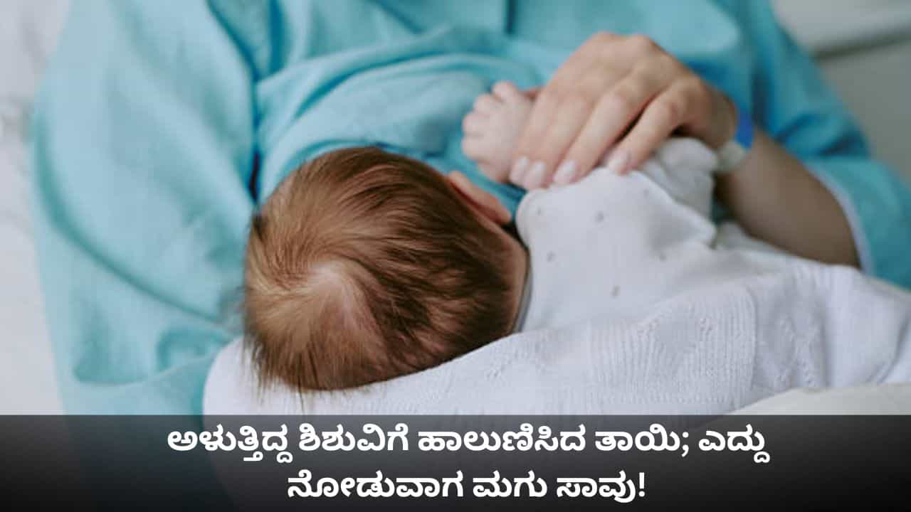 ಅಳುತ್ತಿದ್ದ ಕಂದನಿಗೆ ಹಾಲುಣಿಸಿದ ತಾಯಿ; ಎದ್ದು ನೋಡುವಾಗ ಮಗು ಸಾವು!