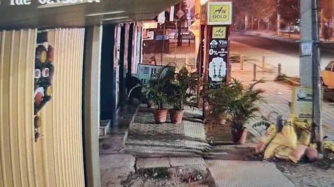 140 ಕೆಜಿ ಬೆಳ್ಳಿ ದೋಚಿದ್ದು ಸಿಸಿ ಕ್ಯಾಮೆರಾದಲ್ಲಿ ಸೆರೆ