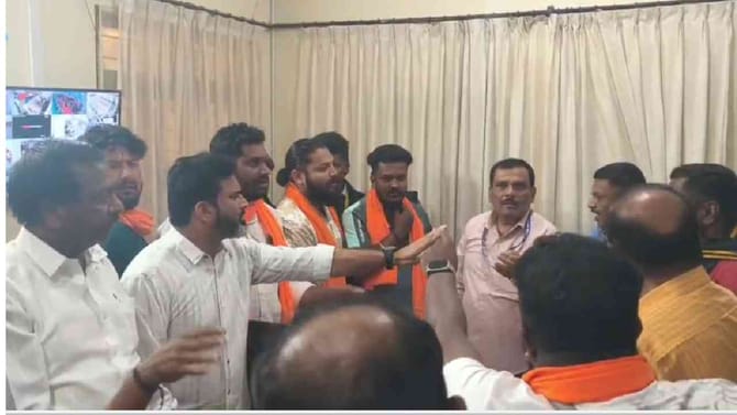 ಅಯ್ಯಪ್ಪ ಮಾಲೆ ಧರಿಸಿಬಂದ ವಿದ್ಯಾರ್ಥಿಗಳನ್ನ ಹೊರಹಾಕಿದ ಪ್ರಿನ್ಸಿಪಾಲ್​​​