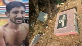 ರೇಣುಕಾಸ್ವಾಮಿ ಸಮಾಧಿ ನಾಮಫಲಕ ಧ್ವಂಸ: ಕೃತ್ಯ ಎಸಗಿದ್ದು ಯಾರು?