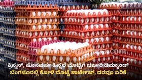ಕ್ರಿಸ್ಮಸ್, ಹೊಸ ವರ್ಷ ಹಿನ್ನೆಲೆ ಬೆಂಗಳೂರಿನಲ್ಲಿ ಕೋಳಿ ಮೊಟ್ಟೆ ದರ ಏರಿಕೆ