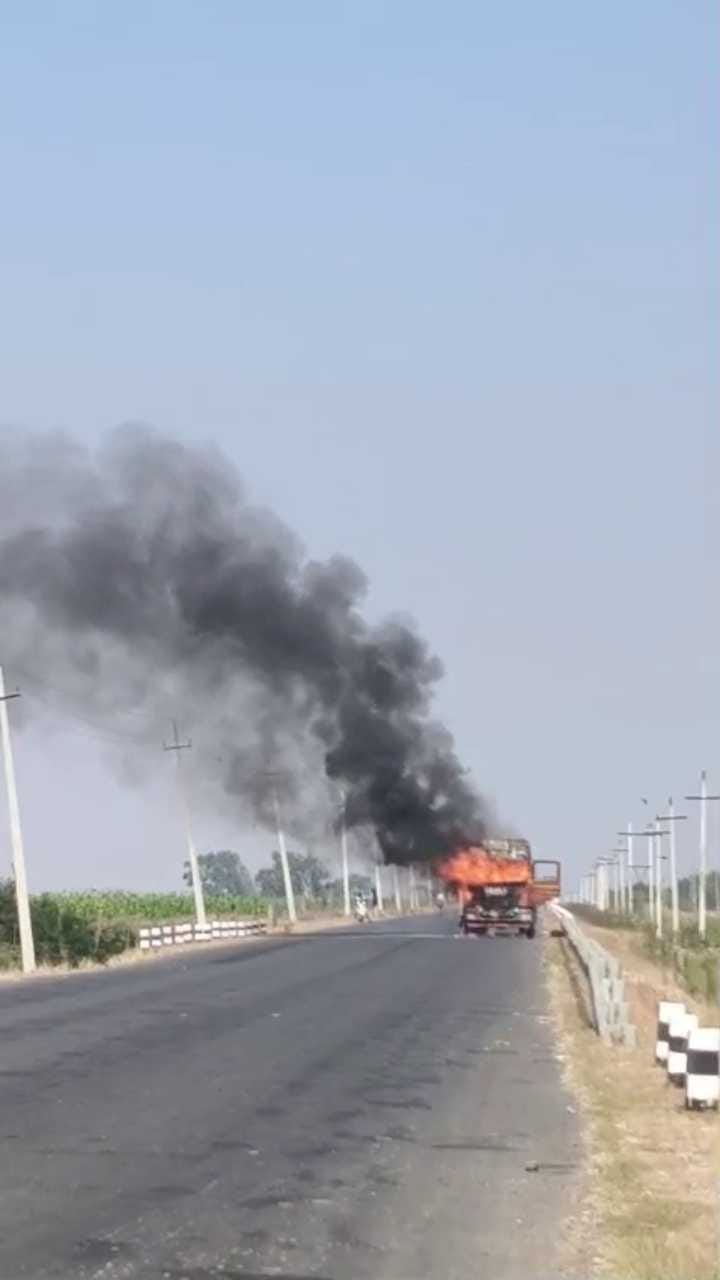ಹೊತ್ತಿ ಉರಿದ ಎಥೆನಾಲ್ ಟ್ಯಾಂಕರ್‌!