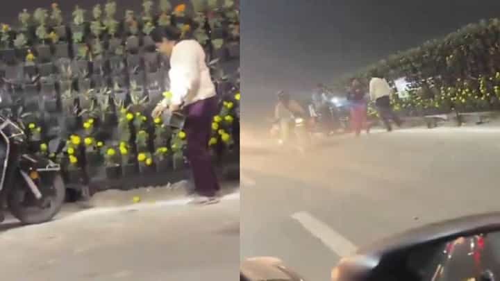 Video: ಪ್ರಧಾನಿ ಮೋದಿ ಕಾರ್ಯಕ್ರದ ಅಲಂಕಾರಕ್ಕೆಂದು ತಂದಿದ್ದ ಹೂವಿನ ಕುಂಡಗಳನ್ನು ಕದ್ದೊಯ್ದ ಜನ Video: ಪ್ರಧಾನಿ ಮೋದಿ ಕಾರ್ಯಕ್ರದ ಅಲಂಕಾರಕ್ಕೆಂದು ತಂದಿದ್ದ ಹೂವಿನ ಕುಂಡಗಳನ್ನು ಕದ್ದೊಯ್ದ ಜನ