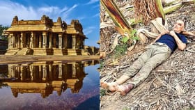 ಗುಡ್ಡ ಏರಲು ಹೋಗಿ ಜಾರಿ ಬಿದ್ದ ಫ್ರಾನ್ಸ್ ಪ್ರವಾಸಿಗ