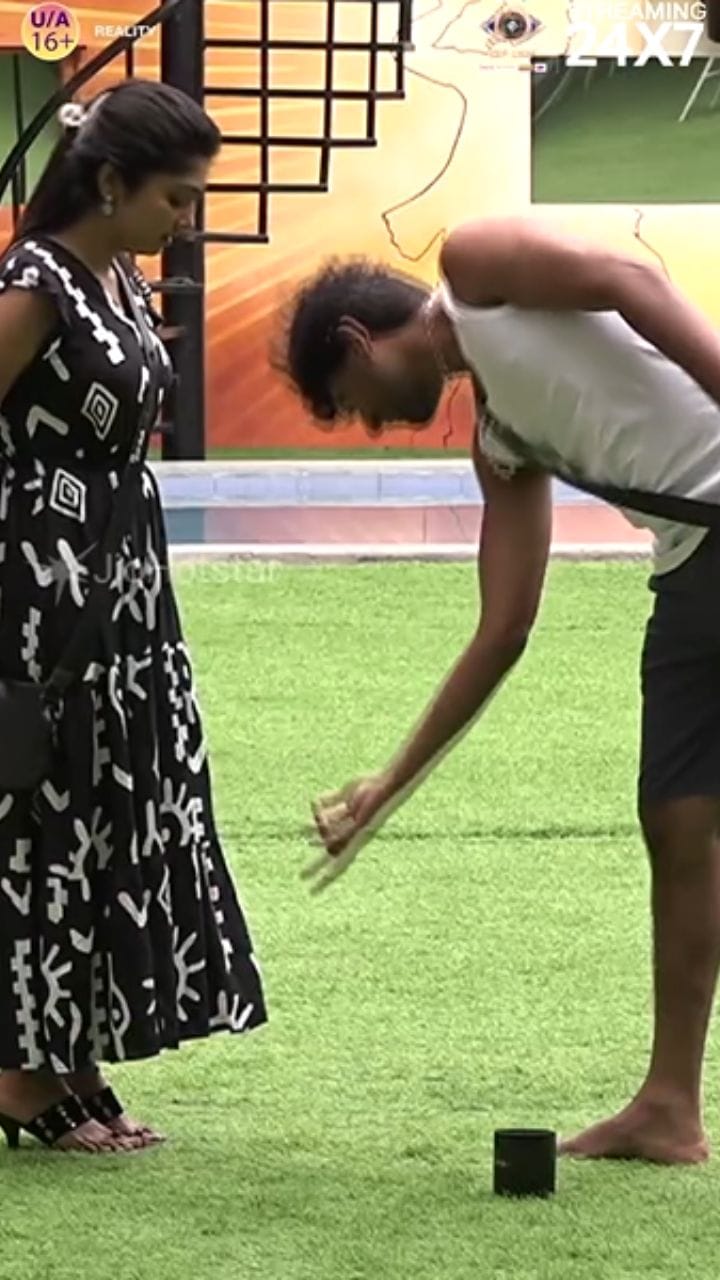 ಕಾವ್ಯಾ ಕಾಲಿಗೆ ಬಿದ್ದ ಗಿಲ್ಲಿ: ವಿಡಿಯೋ ನೋಡಿ