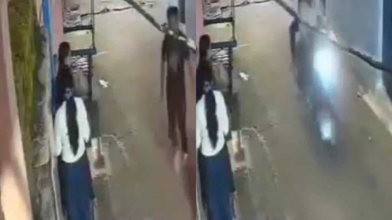 Video: ಬೈಕ್ನಲ್ಲಿ ಬಂದು ರಸ್ತೆ ಬದಿ ನಿಂತಿದ್ದ ಯುವತಿಯನ್ನು ಕೆಟ್ಟದಾಗಿ ಸ್ಪರ್ಶಿಸಿ ಪರಾರಿಯಾದ ಯುವಕ Video: ಬೈಕ್ನಲ್ಲಿ ಬಂದು ರಸ್ತೆ ಬದಿ ನಿಂತಿದ್ದ ಯುವತಿಯನ್ನು ಕೆಟ್ಟದಾಗಿ ಸ್ಪರ್ಶಿಸಿ ಪರಾರಿಯಾದ ಯುವಕ