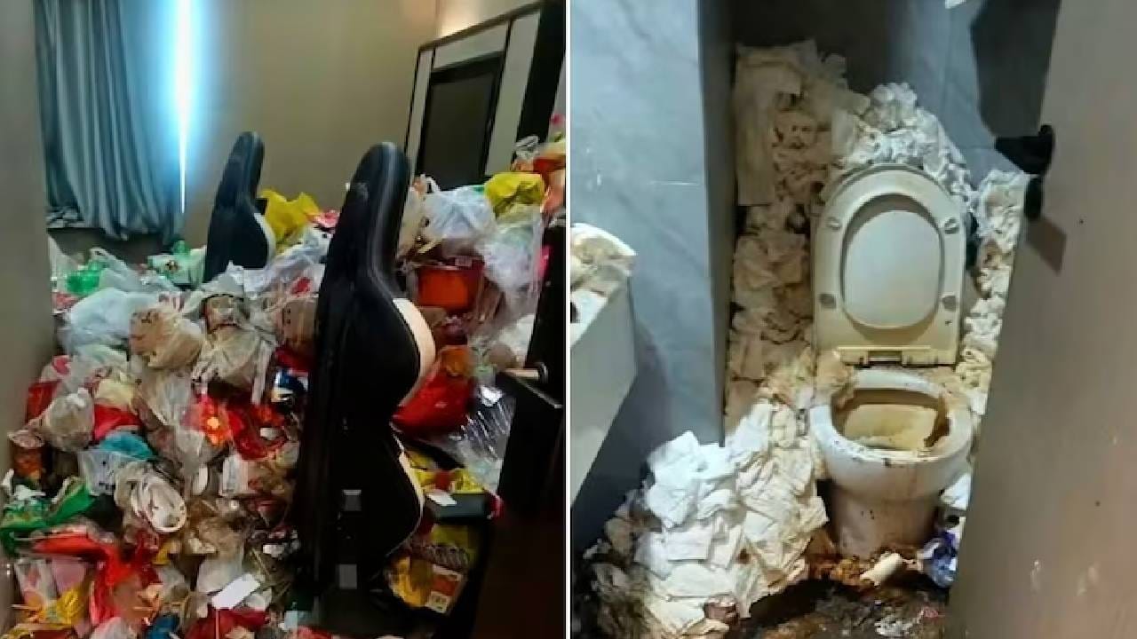 Video: ಎರಡು ವರ್ಷ ಹೋಟೆಲ್ ರೂಮ್ ಕೊಟ್ಟಿದ್ದಕ್ಕೆ ಮೂರು ಅಡಿಯಷ್ಟು ಕಸ ತುಂಬಿ ಹೋದ ಗೇಮರ್ Video: ಎರಡು ವರ್ಷ ಹೋಟೆಲ್ ರೂಮ್ ಕೊಟ್ಟಿದ್ದಕ್ಕೆ ಮೂರು ಅಡಿಯಷ್ಟು ಕಸ ತುಂಬಿ ಹೋದ ಗೇಮರ್