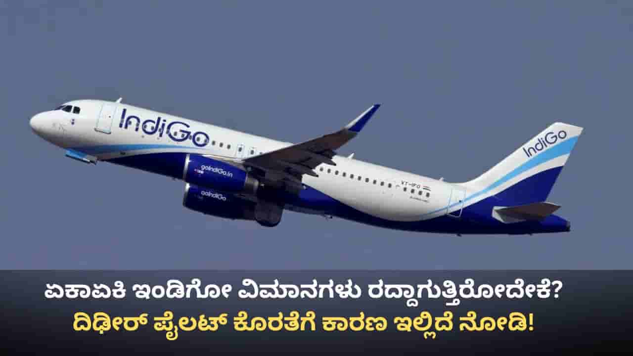 IndiGo flights: 550 ಇಂಡಿಗೋ ವಿಮಾನಗಳ ಸಂಚಾರ ರದ್ದು, ಬೆಂಗಳೂರು ಸೇರಿ ಹಲವೆಡೆ ಪ್ರಯಾಣಿಕರ ಒದ್ದಾಟ