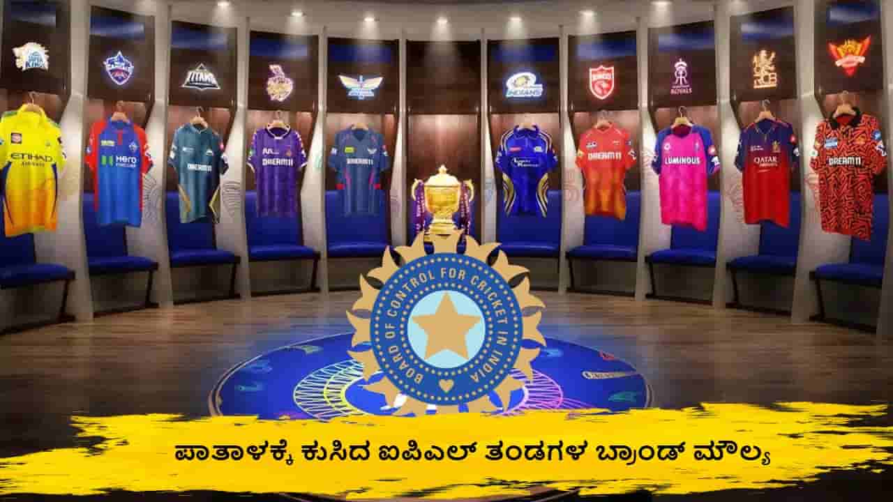 IPL: ಮಾಯವಾಯ್ತ ಐಪಿಎಲ್ ಜನಪ್ರಿಯತೆ? ಪಾತಾಳಕ್ಕೆ ಕುಸಿದ ಎಲ್ಲಾ ತಂಡಗಳ ಬ್ರಾಂಡ್ ಮೌಲ್ಯ