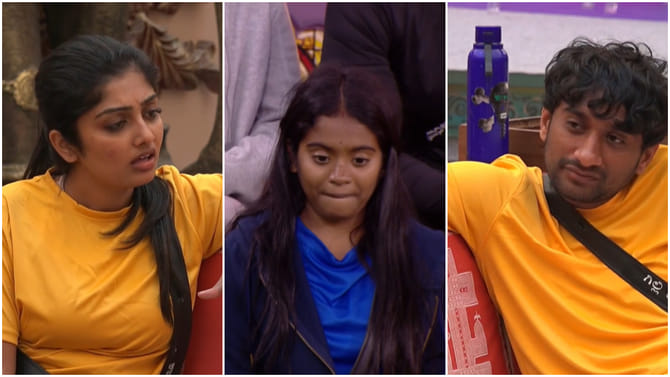 ರಕ್ಷಿತಾನ ತಬ್ಬಿಕೊಳ್ಳಲು ಹೋದ ಗಿಲ್ಲಿಗೆ ಖಡಕ್ ವಾರ್ನಿಂಗ್ ನೀಡಿದ ಕಾವ್ಯ