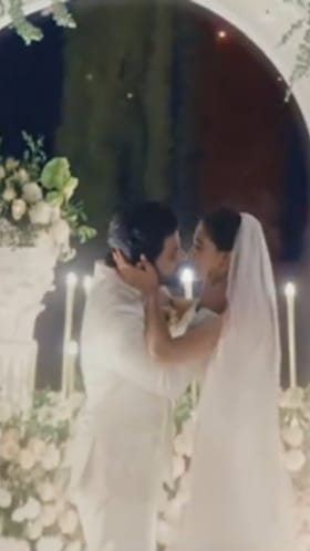 ಪತಿಗೆ ಮುತ್ತು ಕೊಟ್ಟ ನಟಿ ಕೀರ್ತಿ ಸುರೇಶ್: ವಿಡಿಯೋ ನೋಡಿ