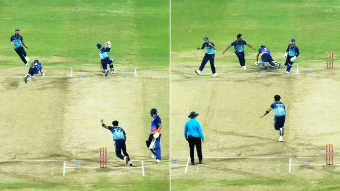 VIDEO: ರಣರೋಚಕ ಪಂದ್ಯ ರನೌಟ್​ನೊಂದಿಗೆ ಅಂತ್ಯ