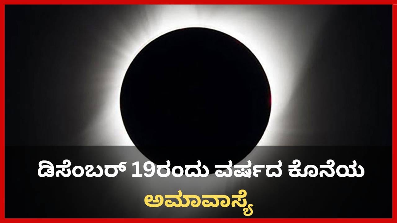 Margashira Amavasya: ನಾಳೆ ವರ್ಷದ ಕೊನೆಯ ಅಮಾವಾಸ್ಯೆ; ಮಾರ್ಗಶಿರ ಅಮಾವಾಸ್ಯೆಯ ಮಹತ್ವ ಮತ್ತು ಪೂಜಾ ವಿಧಾನ ತಿಳಿಯಿರಿ Margashira Amavasya: ನಾಳೆ ವರ್ಷದ ಕೊನೆಯ ಅಮಾವಾಸ್ಯೆ; ಮಾರ್ಗಶಿರ ಅಮಾವಾಸ್ಯೆಯ ಮಹತ್ವ ಮತ್ತು ಪೂಜಾ ವಿಧಾನ ತಿಳಿಯಿರಿ