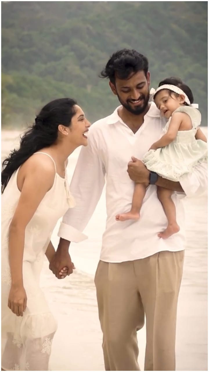 ಮಗಳು ಪರಿ ಜೊತೆ ಆಡುತ್ತಾ ಮೈ ಮರೆತ ಮಿಲನಾ, ಕೃಷ್ಣ