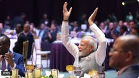 ಇಥಿಯೋಪಿಯಾದ ಗಾಯಕರ ಕಂಠದಲ್ಲಿ ವಂದೇ ಮಾತರಂ ಗೀತೆ ಕೇಳಿ ಖುಷಿಪಟ್ಟ ಮೋದಿ