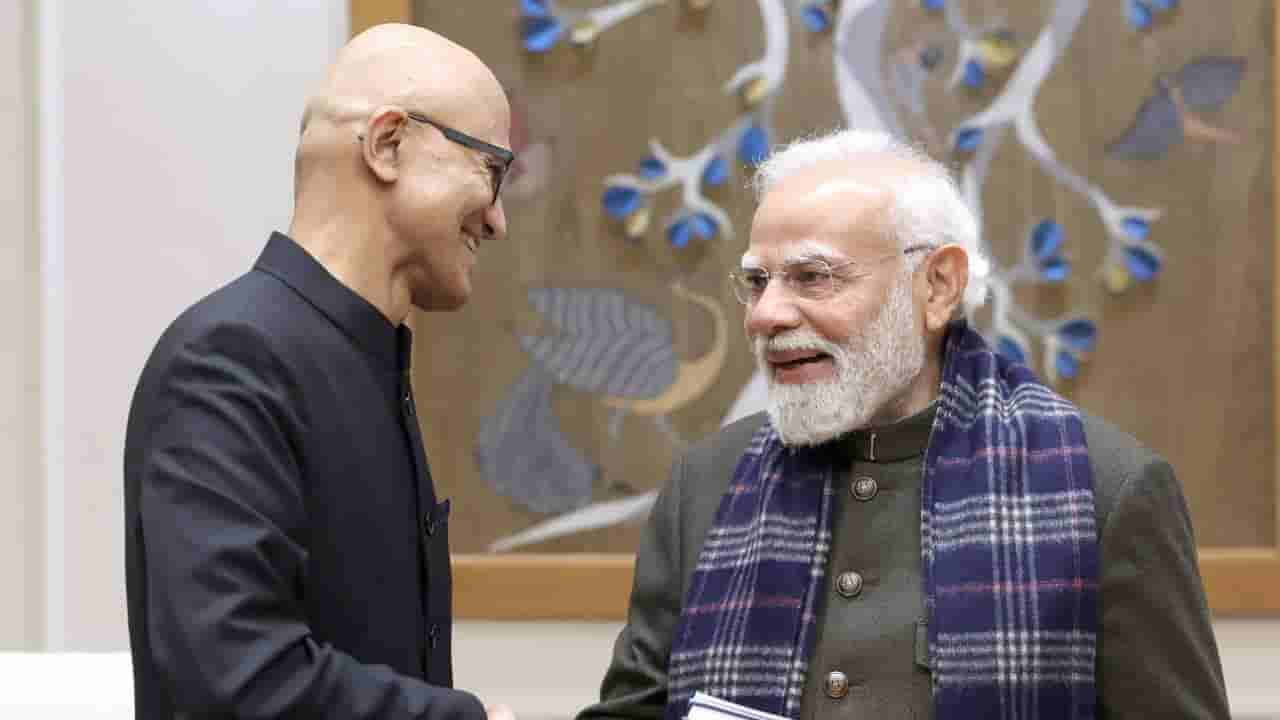 ಭಾರತದಲ್ಲಿ ಎಐ ಸೌಕರ್ಯ ನಿರ್ಮಾಣಕ್ಕೆ ಮೈಕ್ರೋಸಾಫ್ಟ್​ನಿಂದ 1.50 ಲಕ್ಷ ಕೋಟಿ ರೂ ಹೂಡಿಕೆ