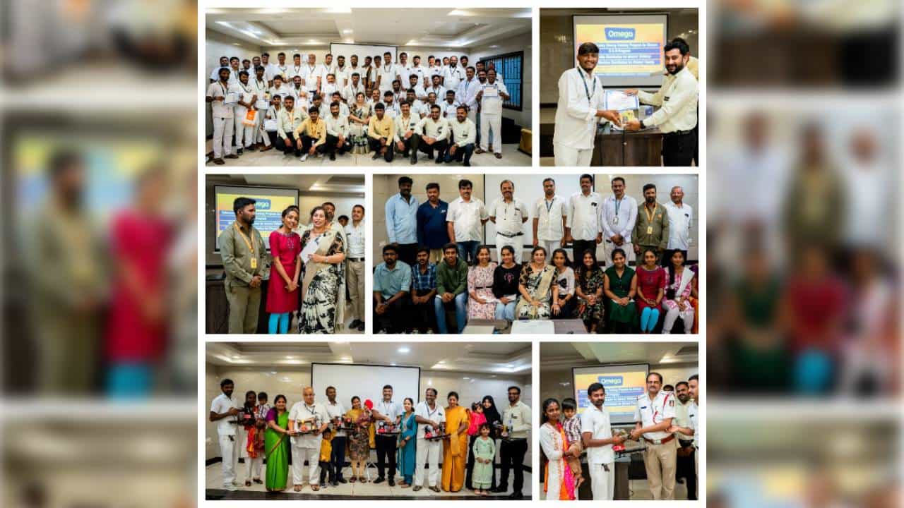 ಒಮೆಗಾದಿಂದ ಉಚಿತ ತರಬೇತಿ ಕಾರ್ಯಾಗಾರ; ಚಾಲಕರ ಮಕ್ಕಳಿಗೆ ವಿದ್ಯಾರ್ಥಿವೇತನ, ಕುಟುಂಬದವರಿಗೆ ಹೊಲಿಗೆಯಂತ್ರ ವಿತರಣೆ