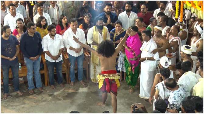 ಪಂಜುರ್ಲಿಗೆ ‘ಕಾಂತಾರ: ಚಾಪ್ಟರ್ 1’ ಸಿನಿಮಾದ ಹರಕೆ ತೀರಿಸಿದ ರಿಷಬ್ ಶೆಟ್ಟಿ