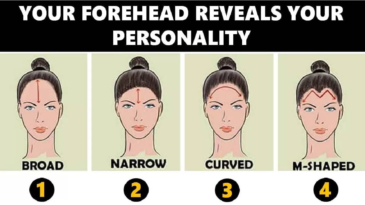 Personality Test: ನಿಮ್ಮ ಹಣೆಯ ಆಕಾರವೂ ತಿಳಿಸುತ್ತದೆ ವ್ಯಕ್ತಿತ್ವದ ರಹಸ್ಯ Personality Test: ನಿಮ್ಮ ಹಣೆಯ ಆಕಾರವೂ ತಿಳಿಸುತ್ತದೆ ವ್ಯಕ್ತಿತ್ವದ ರಹಸ್ಯ